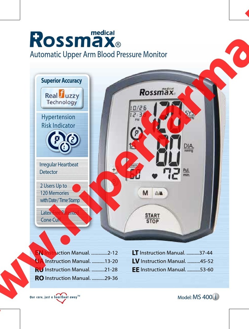 Rossmax MS 400i instruction manual