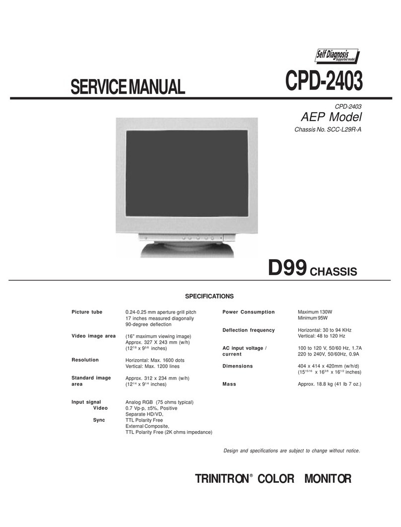 Sony CPD-2403 User manual