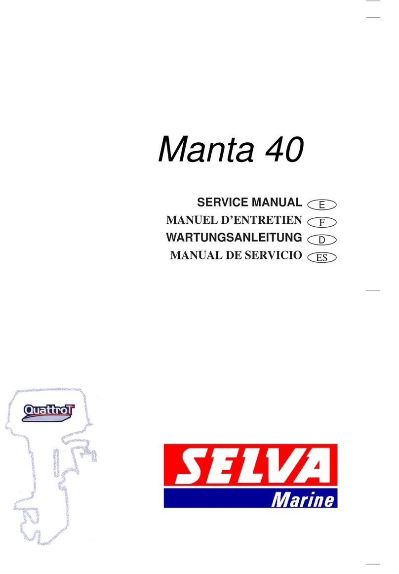 SELVA MARINE Manta 40 Service manual