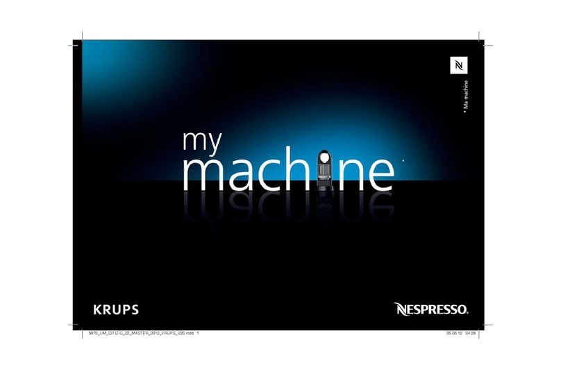 Nespresso Krups XN 720 user manual