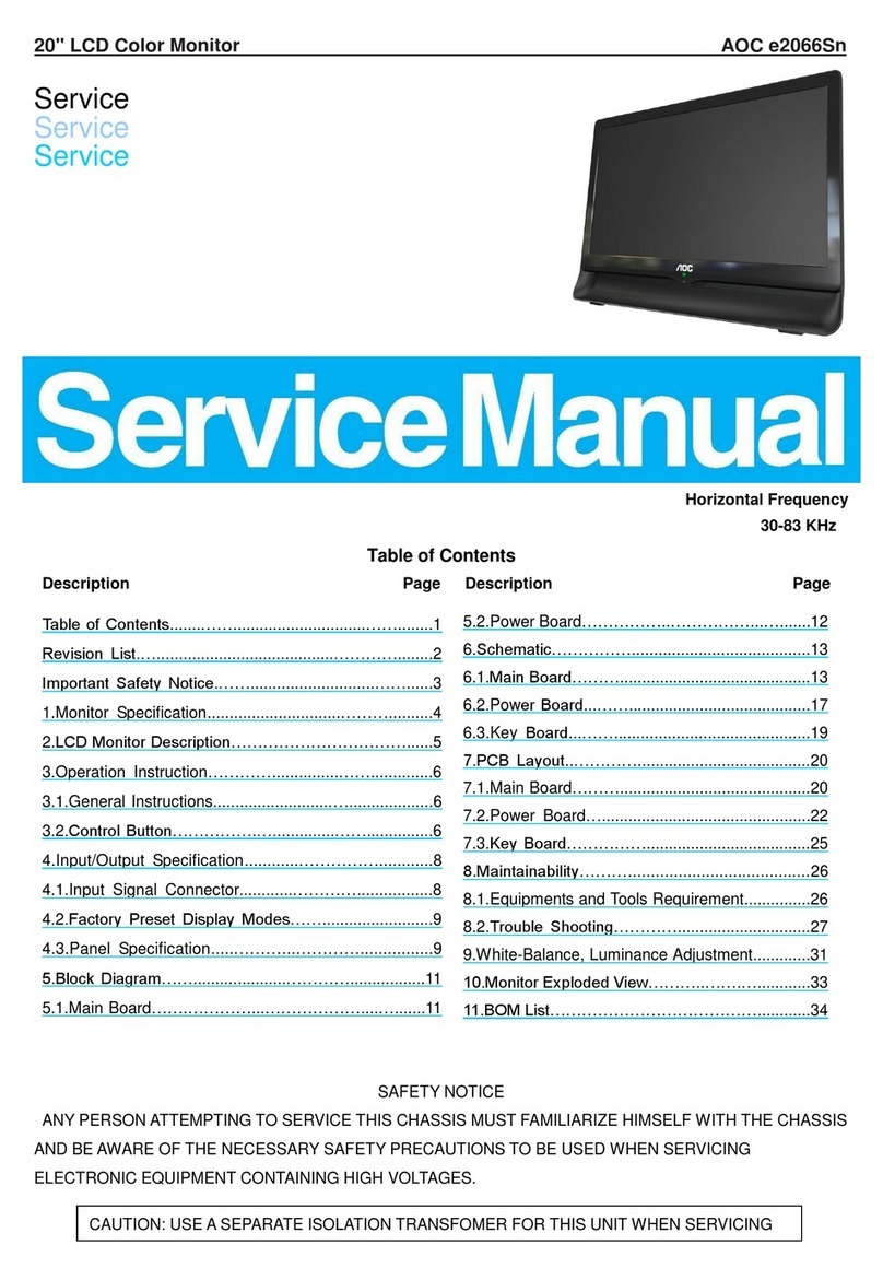 AOC e2066Sn User manual