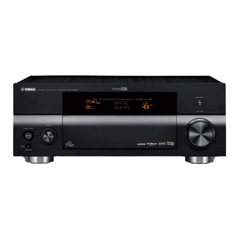 Yamaha RX-V3800 - AV Receiver owner's manual