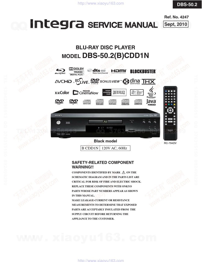Integra DBS-50.2CDD1N User manual Integra DBS-50.2CDD1N User manual