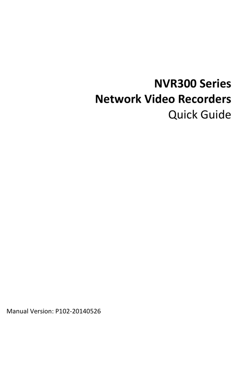 Zhejiang NVR300 Series quick guide