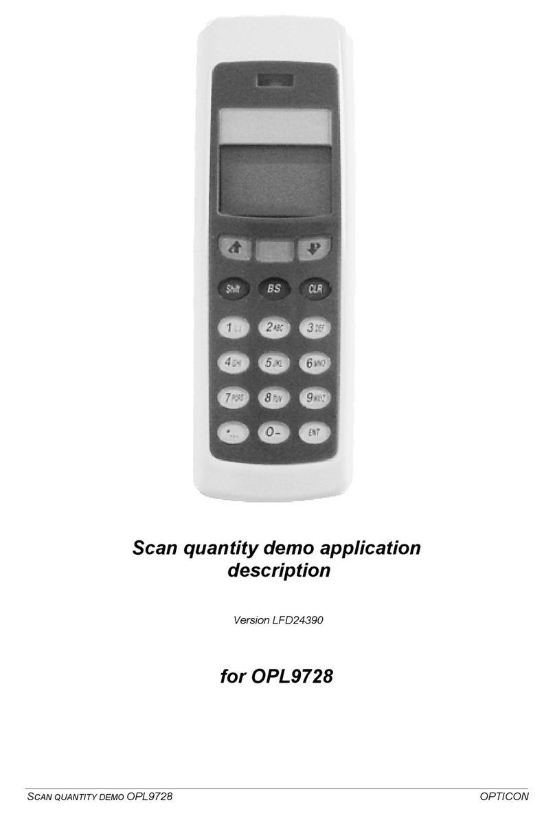 Opticon OPL9728 instruction manual
