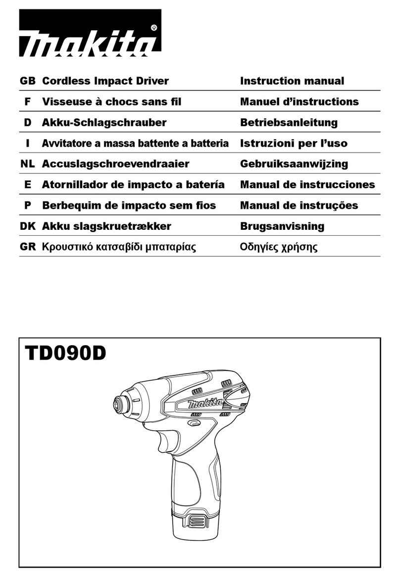Makita td090 User manual