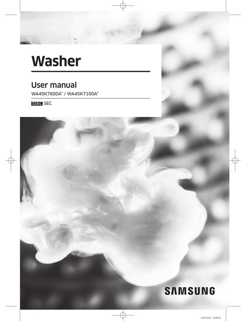 Samsung WA45K7100A series User manual