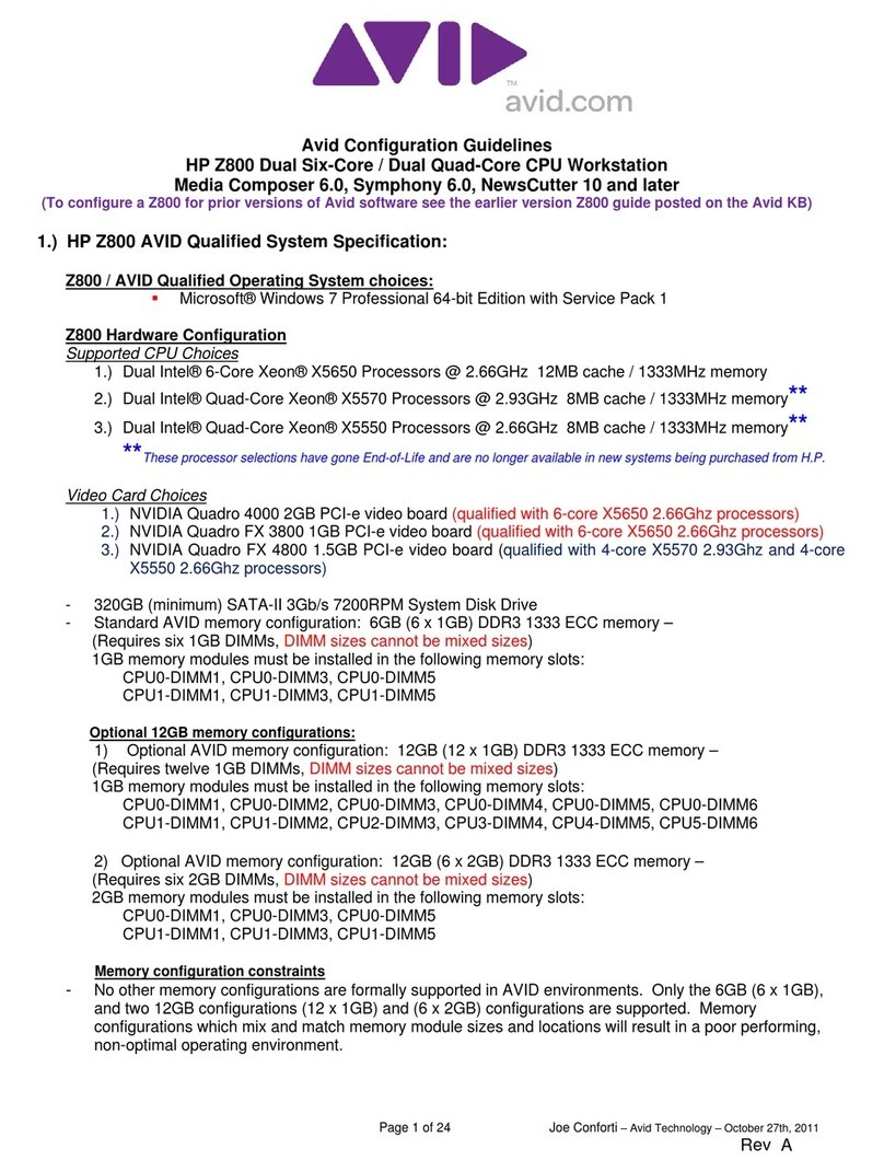 HP Workstation Z800 Instruction Manual HP Workstation Z800 Instruction Manual