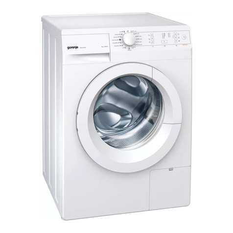 Gorenje w7223 Operating and maintenance manual