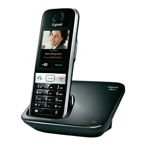 Gigaset S820 User manual Gigaset S820 User manual