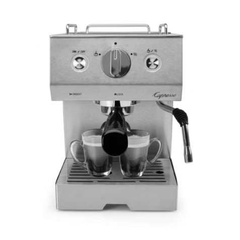 Capresso Cafe PRO 125.05 Instructions and warranty Capresso Cafe PRO 125.05 Instructions and warranty