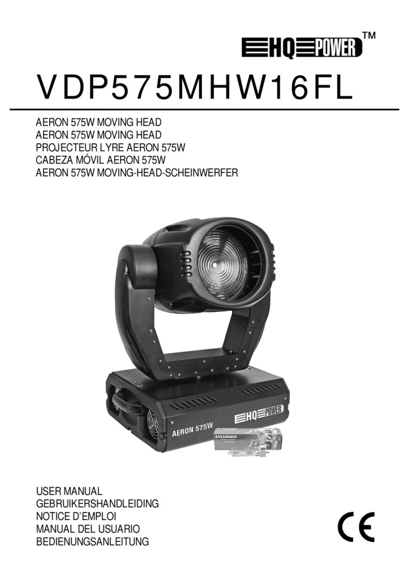 HQ Power VDP575MHW16FL User manual