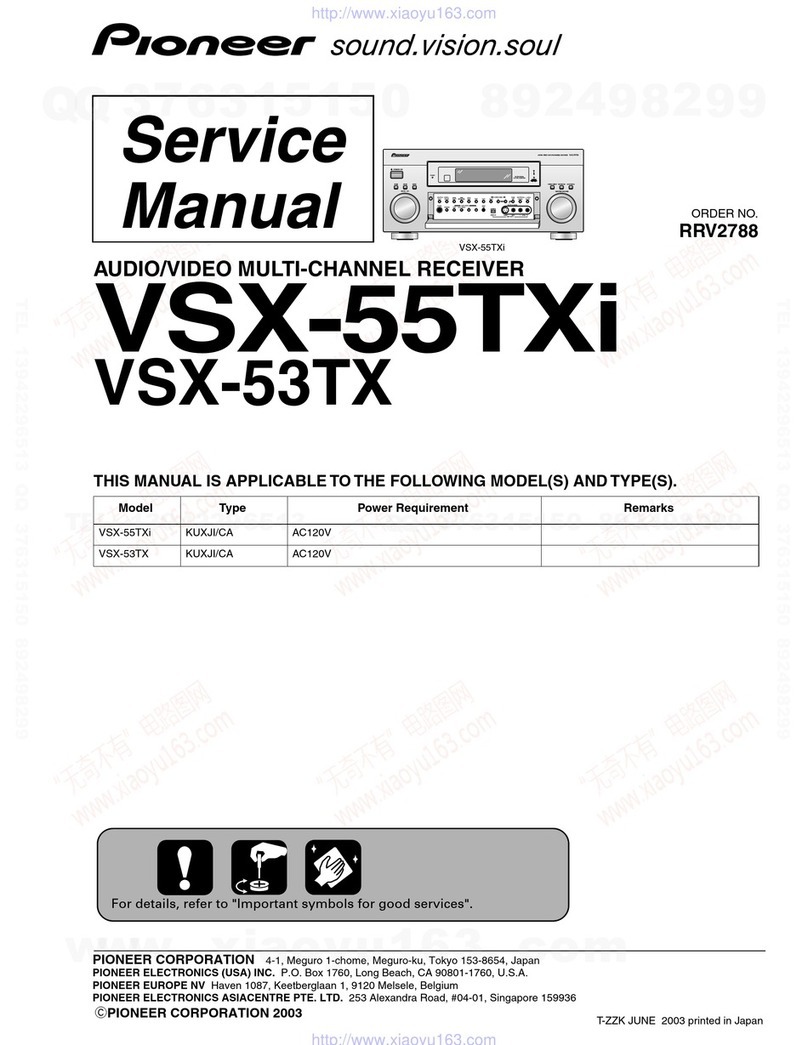 Pioneer Elite VSX-55TXi User manual