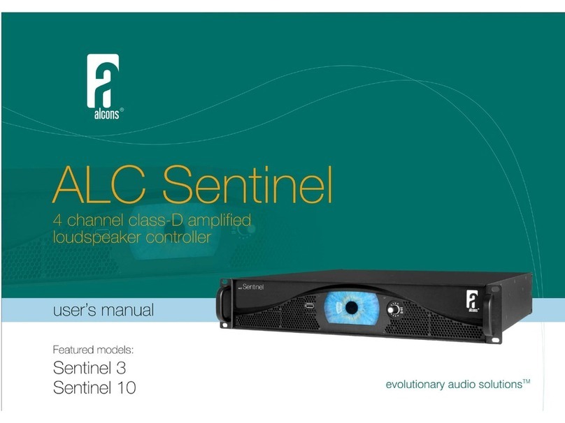 Alcons Sentinel 10 user manual
