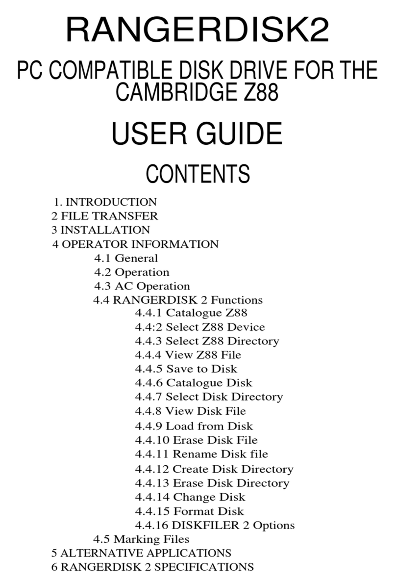 Ranger Computers RANGERDISK2 user guide