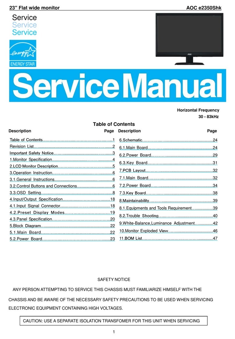 AOC e2350Shk User manual