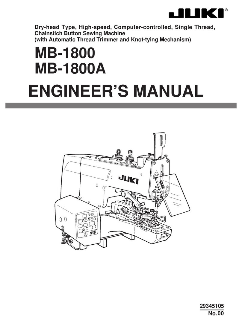 JUKI MB-1800 series Quick start guide