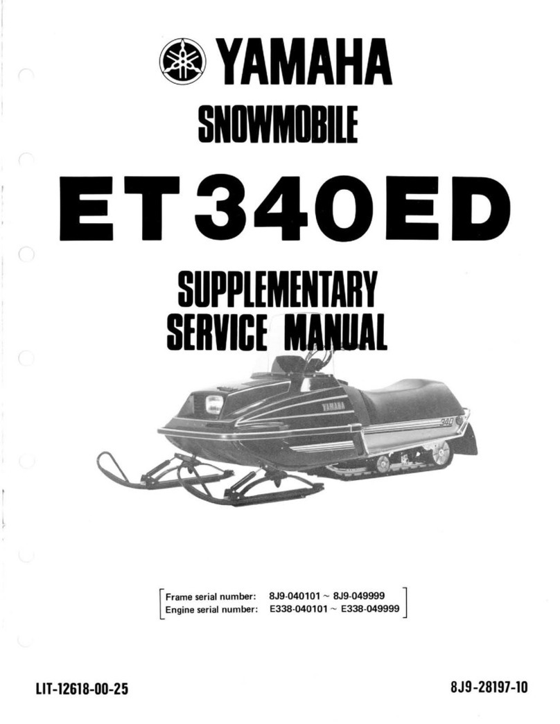 Yamaha ET340ED Supplementary service manual