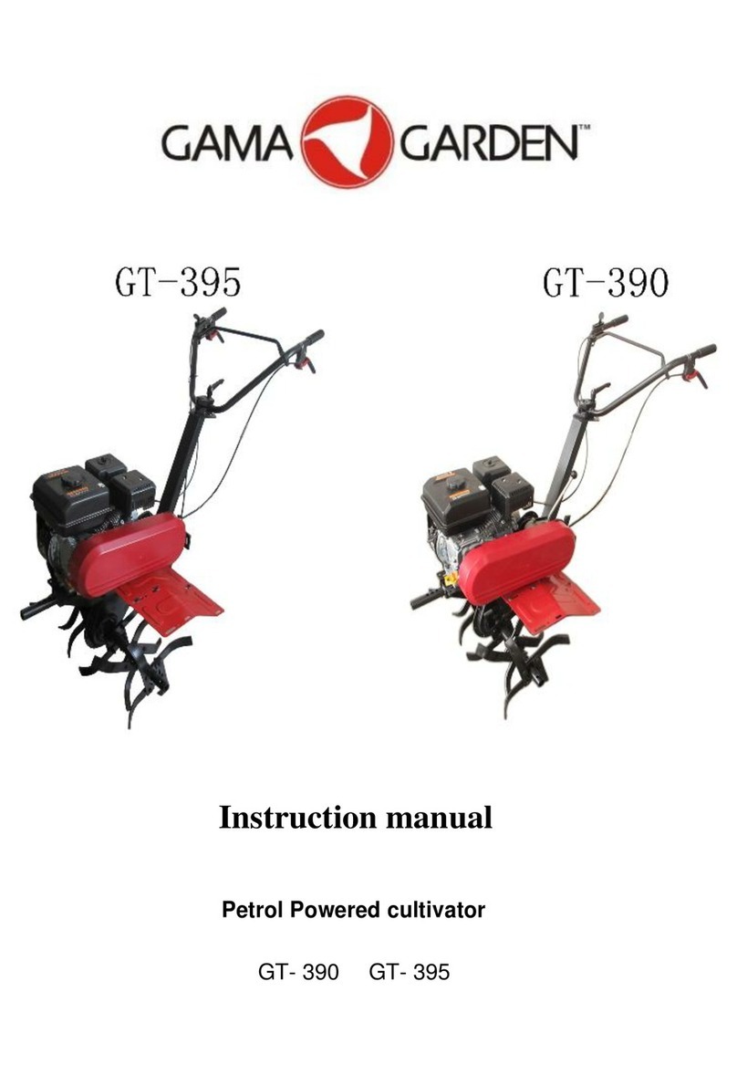 Gama Garden GT- 390 GT- 395 instruction manual
