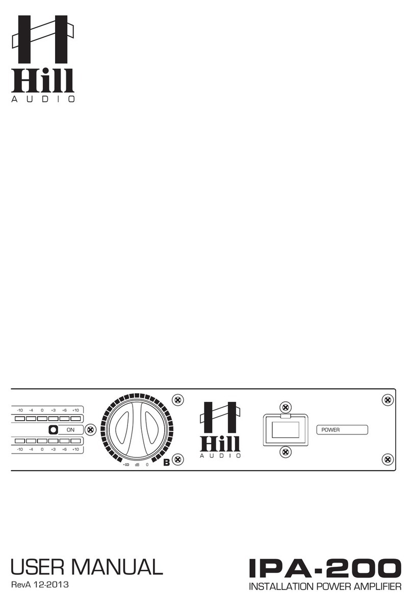 Hill Audio IPA-200 user manual