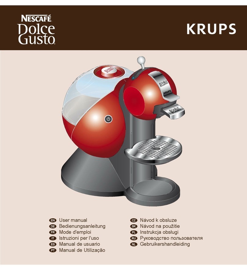 Krups Dolce Gusto user manual