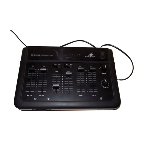 Monacor MPX-4200 instruction manual