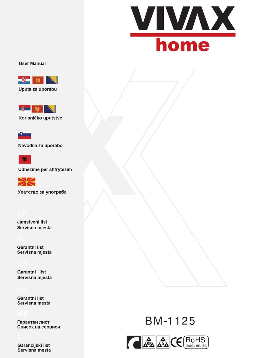 Vivax BM-1125 user manual