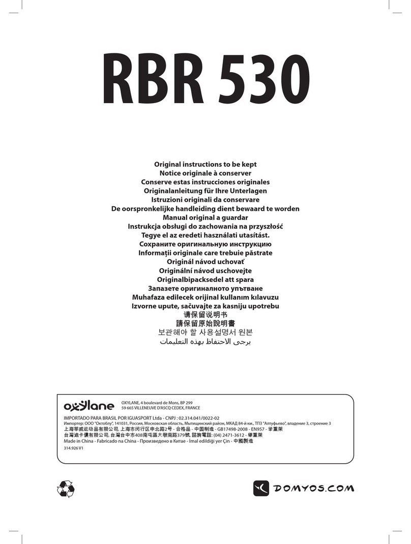 Domyos RBR 530 Original instructions