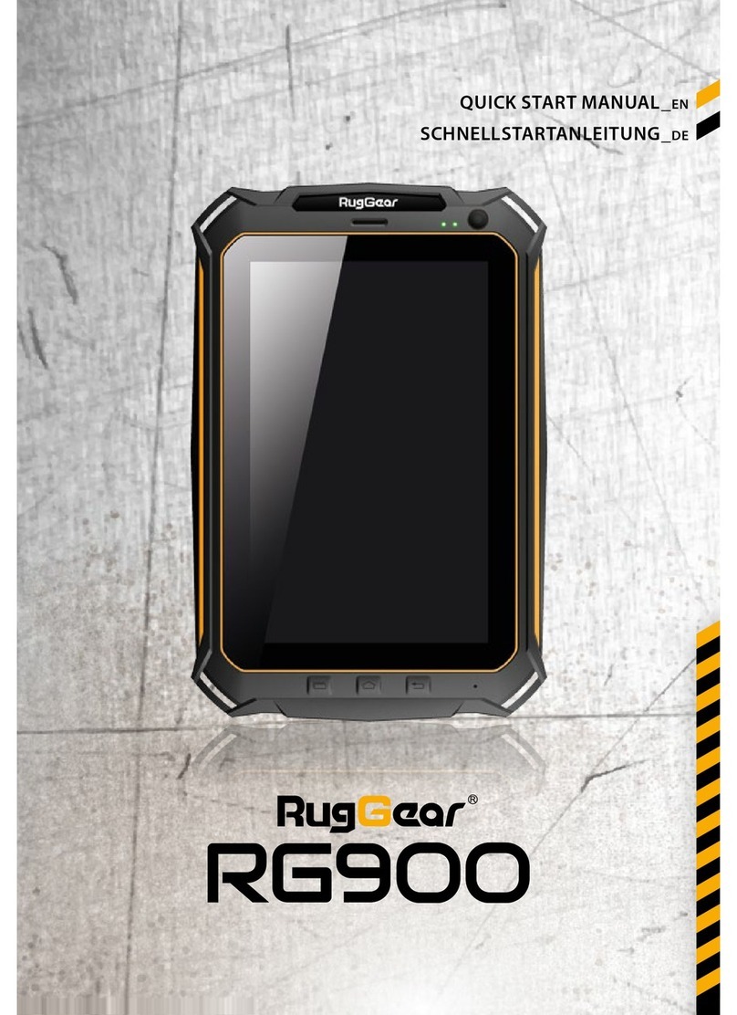 RugGear RG900 Quick start manual