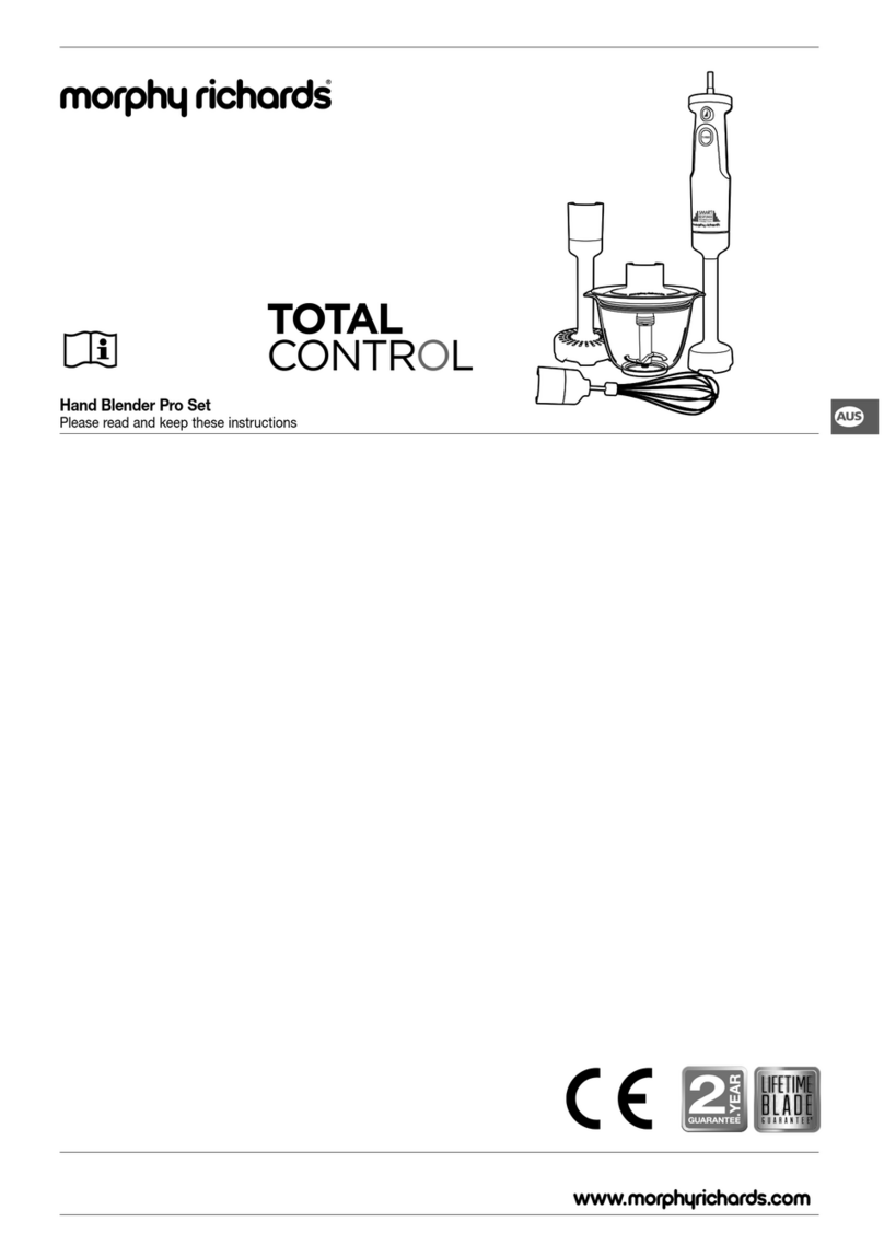 Morphy Richards Total Control User manual