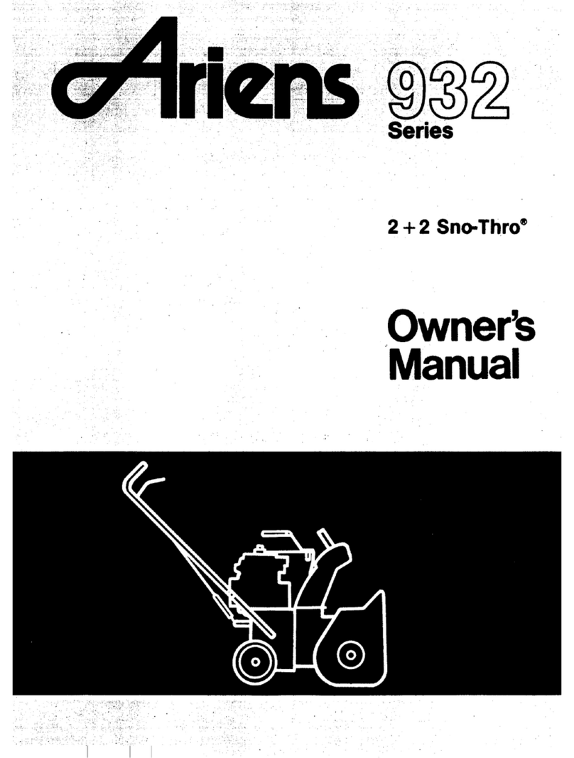 Ariens SNO-THRO 932 User manual