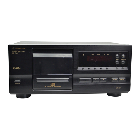 Pioneer PD-F407 - CD Changer User manual