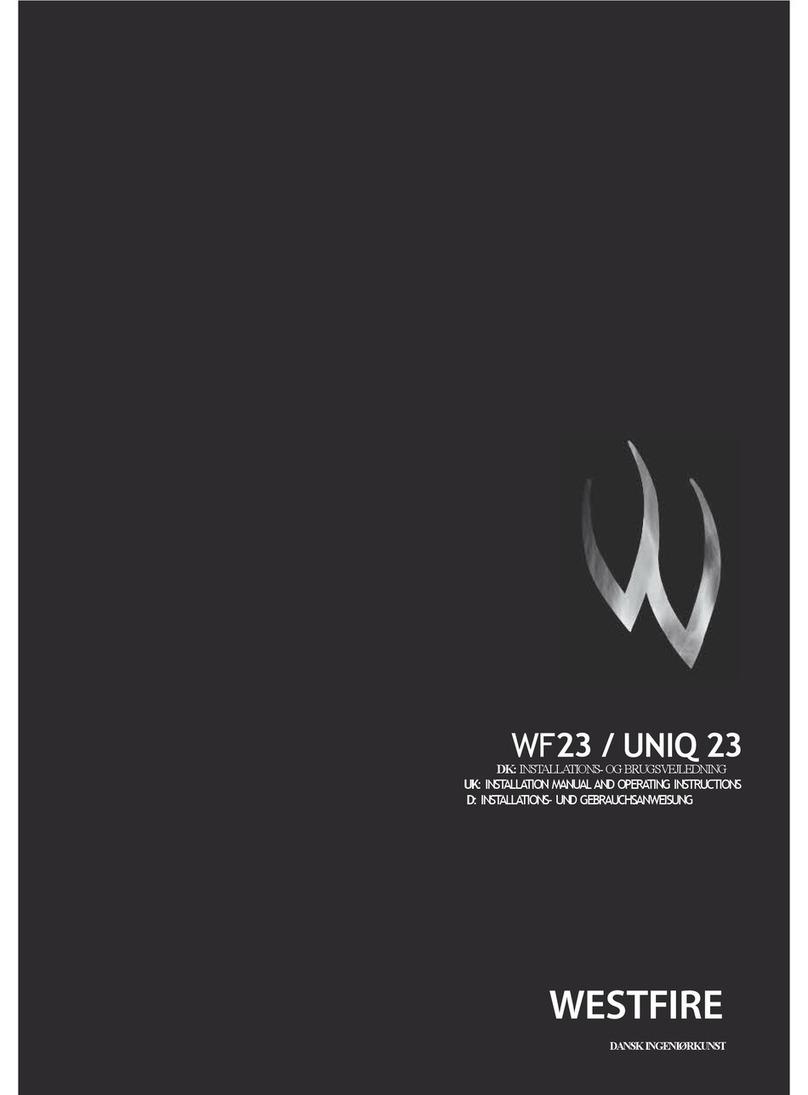 Westfire WF23 Installation manual and operating instructions