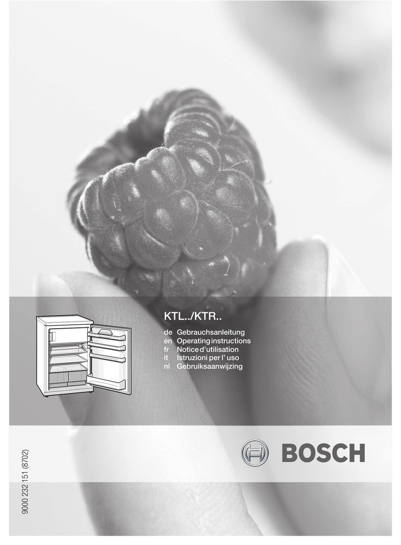 Bosch KTL16V11 operating instructions