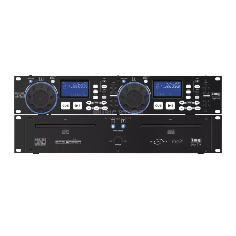 IMG STAGE LINE CD-230DJ instruction manual