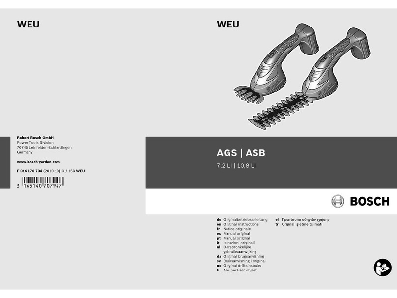 Bosch AGS 7 User manual Bosch AGS 7 User manual