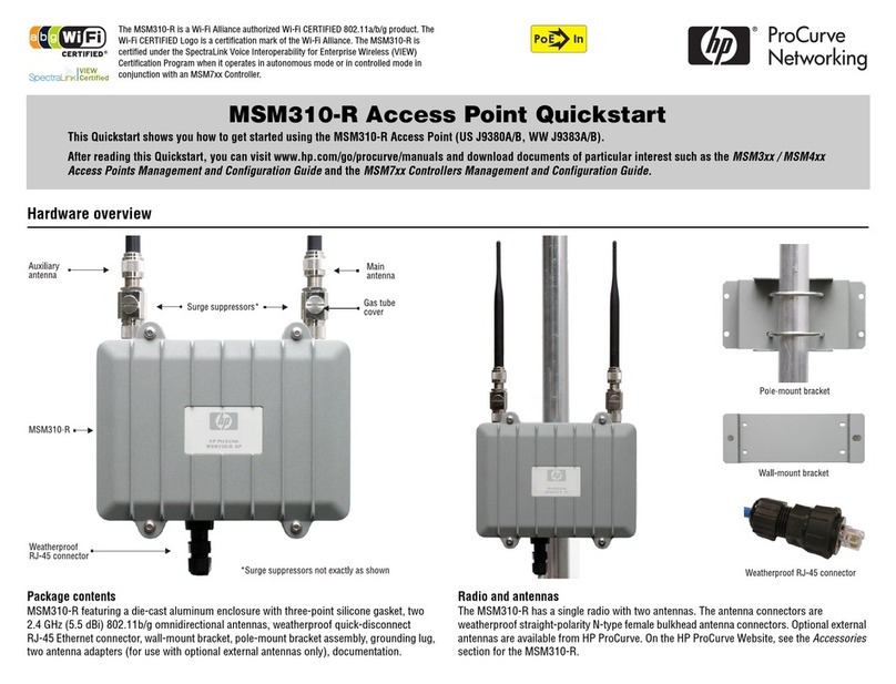 HP MSM310-R quick start