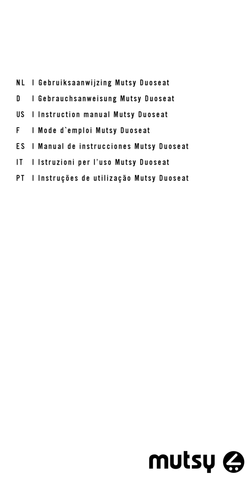 Mutsy Duoseat instruction manual