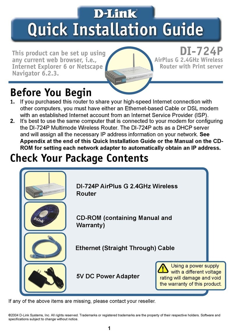 D-Link DI-724P User manual