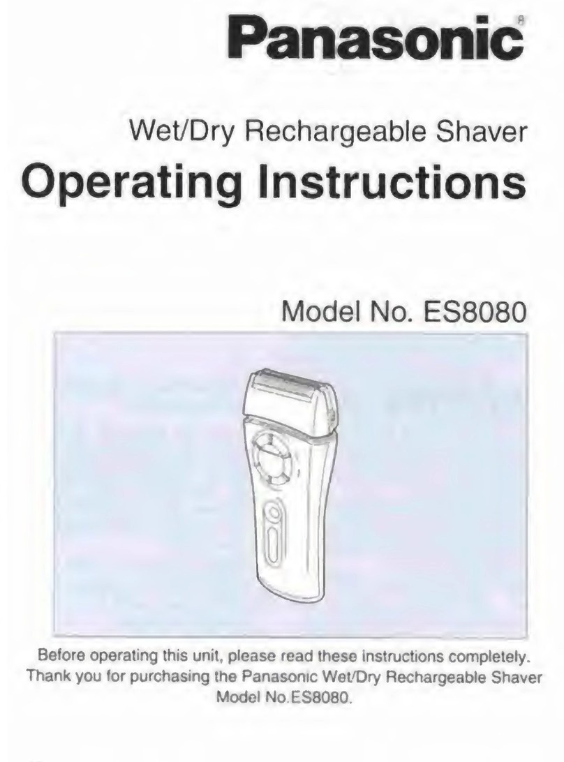 Panasonic ES-8080 User manual