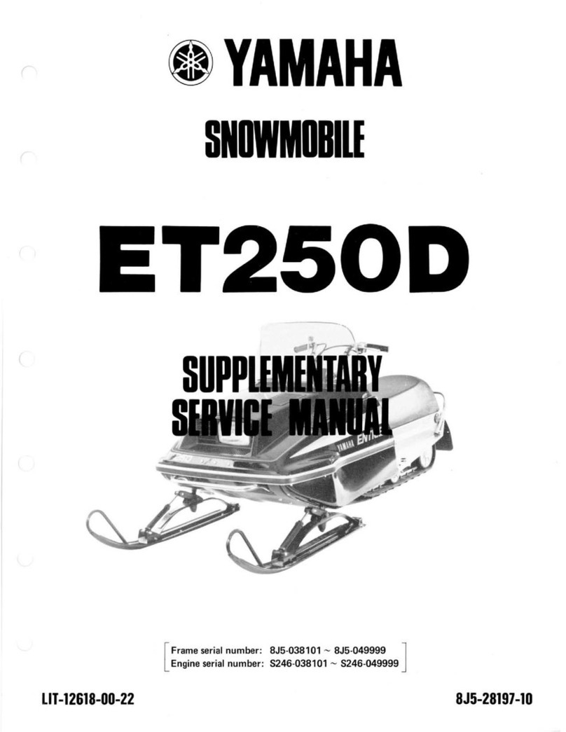 Yamaha ET250D Supplementary service manual