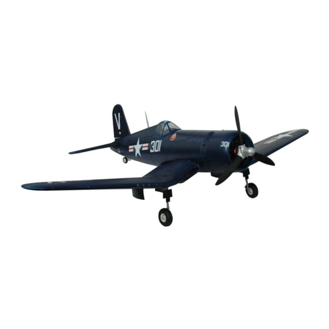 arf F4U Corsair .60 User manual