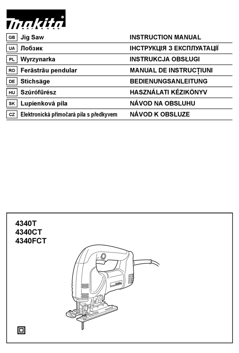 Makita 4340T instruction manual