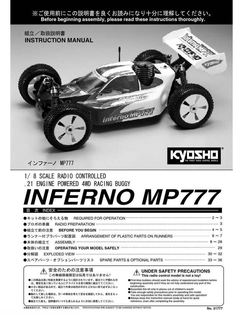 Kyosho INFERNO MP777 instruction manual