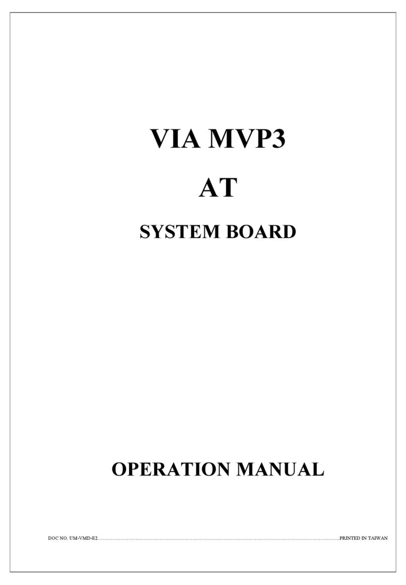 VIA Technologies MVP3 User manual VIA Technologies MVP3 User manual