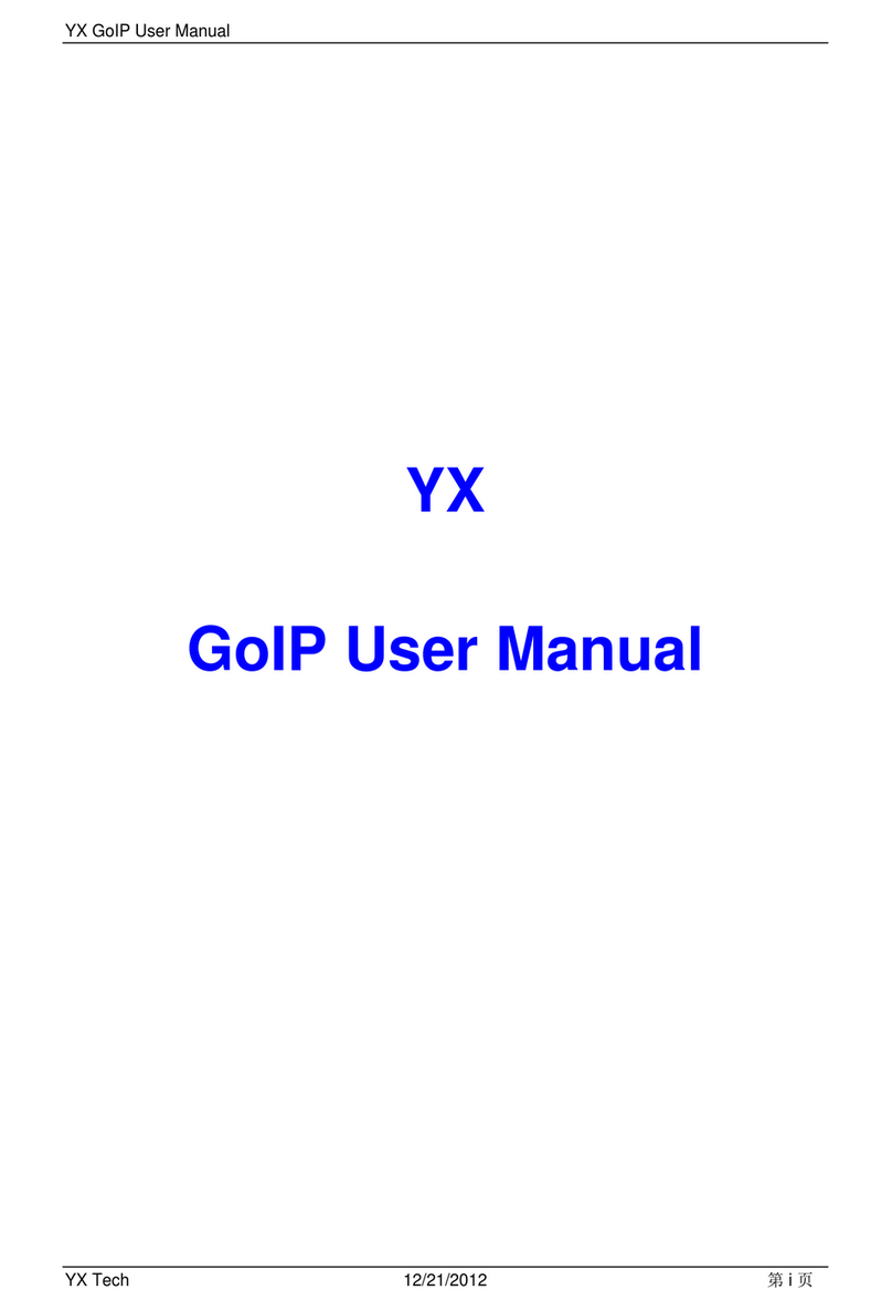 YX GoIP user manual