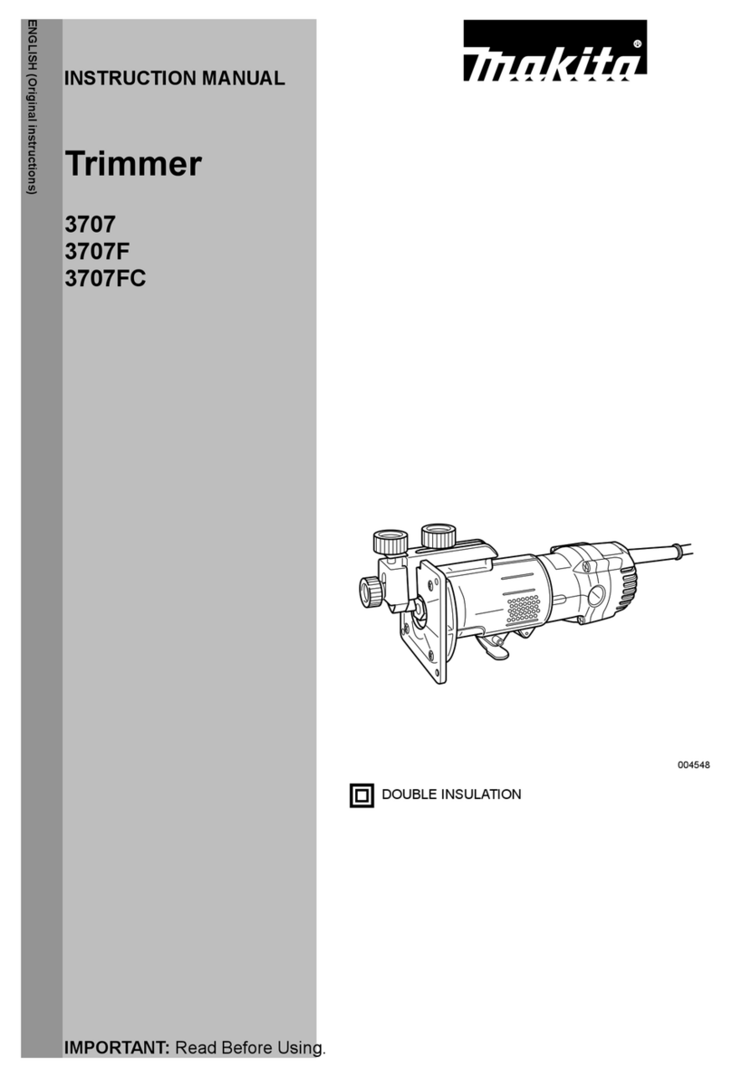 Makita 3707 User manual