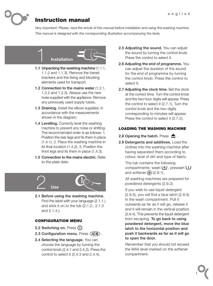 DeDietrich DFW 814W instruction manual