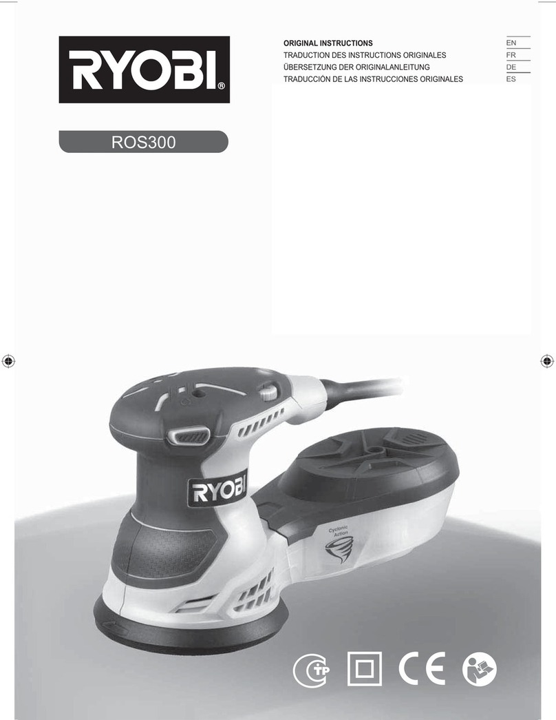 Ryobi ROS300 User manual