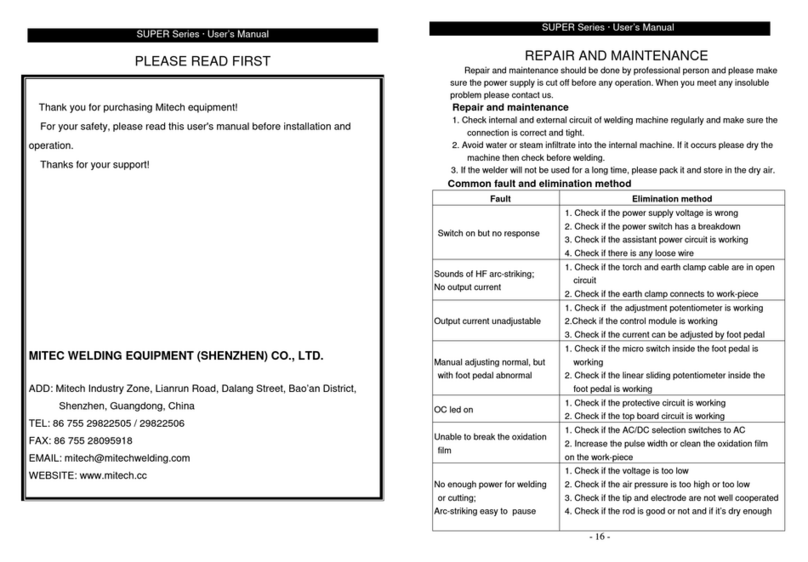 MiTEC super200 user manual